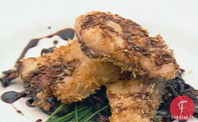 Bar Frit du Texas avec glaçage au Soja au Miel de Framboise