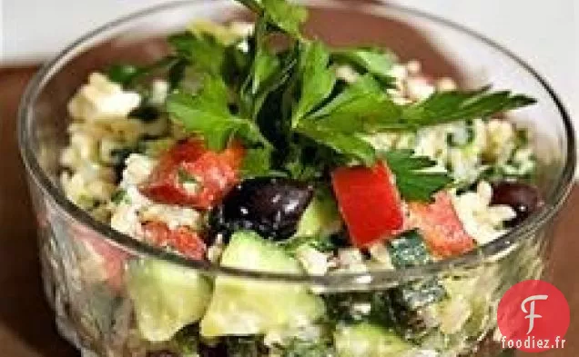 Salade de Riz Méditerranéen