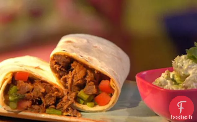Tacos Mous au Bœuf avec Crème d'Avocat à l'Ail et Salsa d'Asperges Rôties