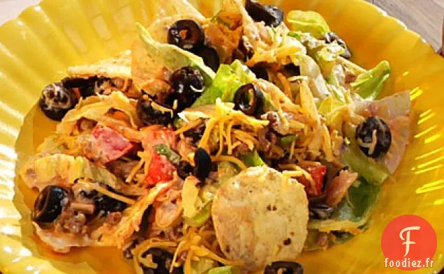 Salade de Tacos en Trois Étapes