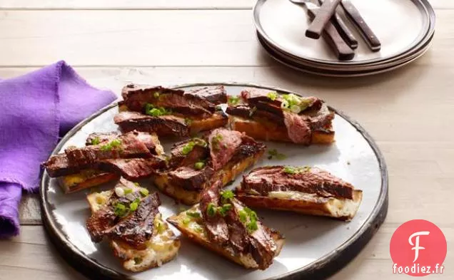 Steak De Flanc Avec Sauce Barbecue Balsamique