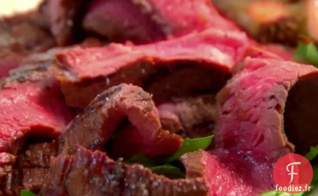 Steak de Flanc Grillé à la Mélasse