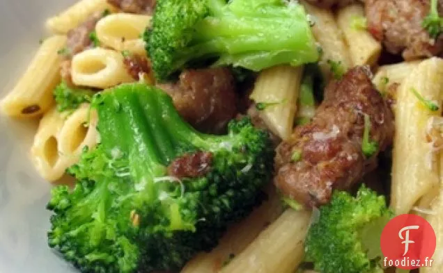Pâtes Aux Saucisses Et Au Brocoli