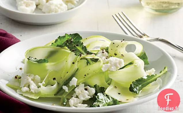 Salade de Tiges de Brocoli Rasées au Citron Vert