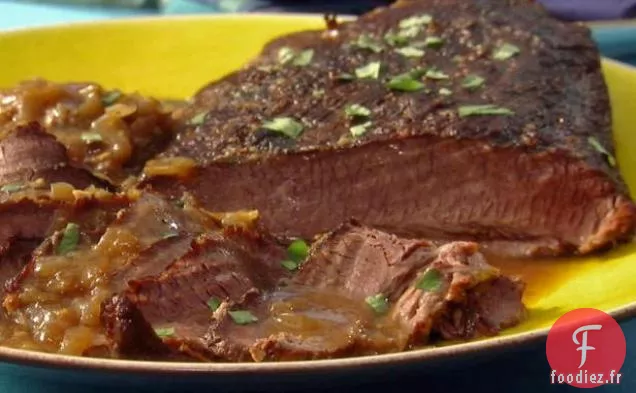 Poitrine Braisée à la Bière, au Gingembre et à l'Ail