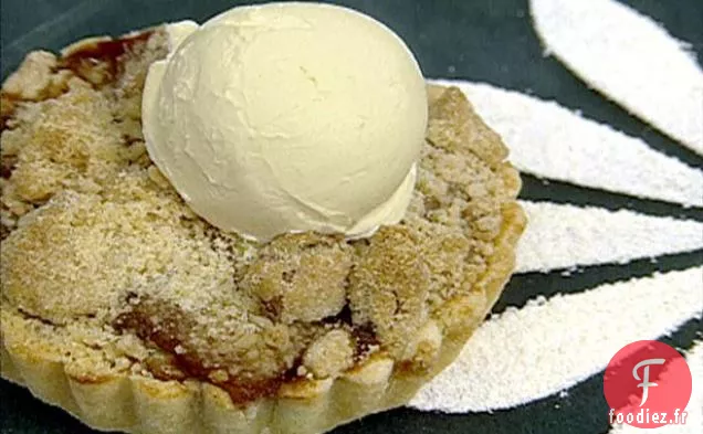 Pavé d'Ananas Blanc avec Glace à la Gousse de Vanille