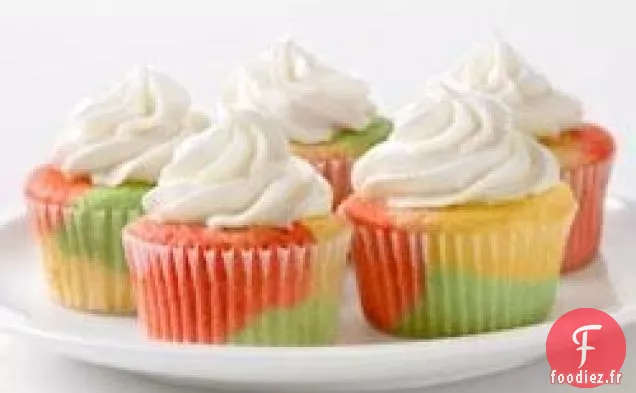 Cupcakes Fruités Tie-Dye