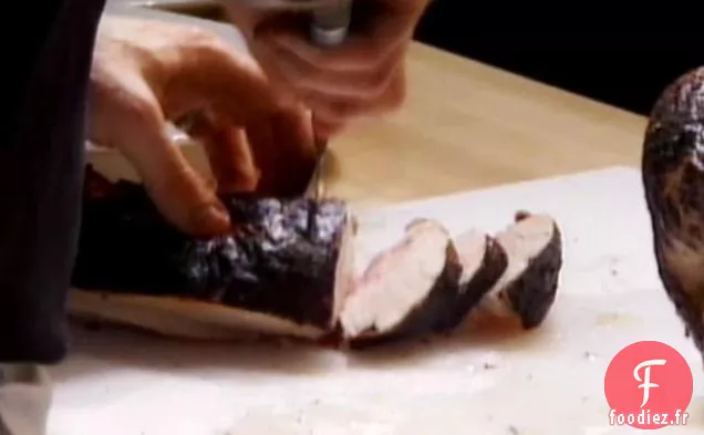 Dinde Rôtie Frottée au Jalapeno Rôti, Sauge Fraîche et Beurre d'Orange