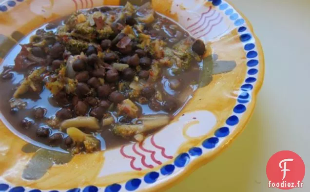 Soupe Aux Pois Chiches Noirs Et Au Brocoli