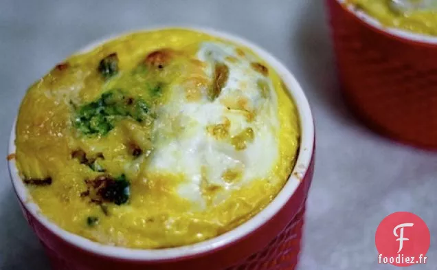 Frittatas Individuelles au Bacon et au Brocoli