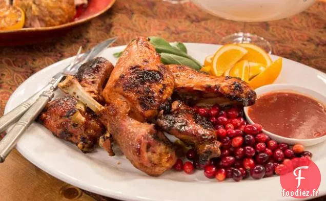 Dinde Glacée aux Canneberges et à l'Orange