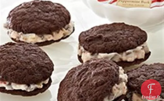 Biscuits Sandwich au Chocolat à la Menthe Poivrée