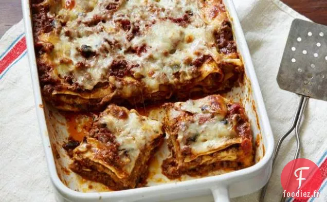 Lasagnes à la Viande et aux Champignons