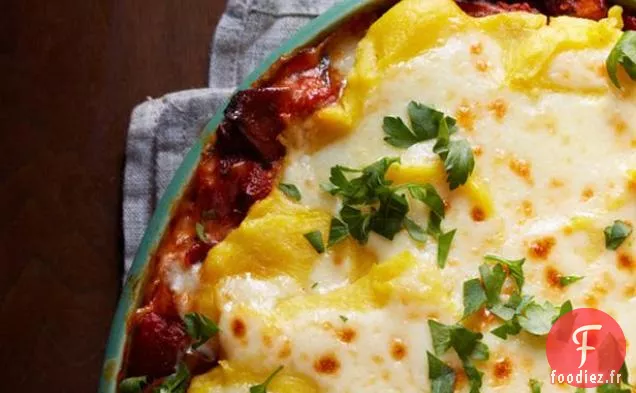 Lasagne aux Champignons - Polenta