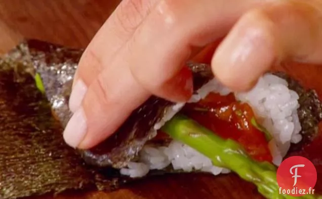 Rouleau à Main de Saumon Amusant