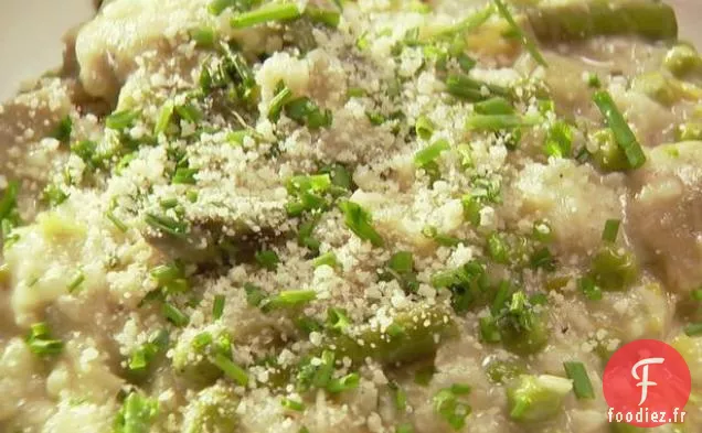 Risotto Vert Printanier Aux Artichauts