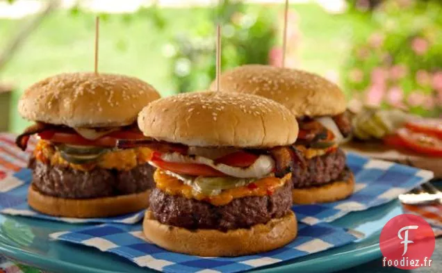 Burger au Fromage Pimiento - Bacon