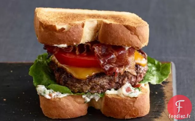 Burgers BLT avec Mayonnaise au Bacon