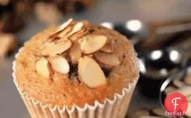Muffins Aux Amandes et Bananes Au Chocolat