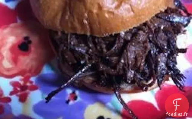 Boeuf à la Bière Barbecue Cuit Lentement