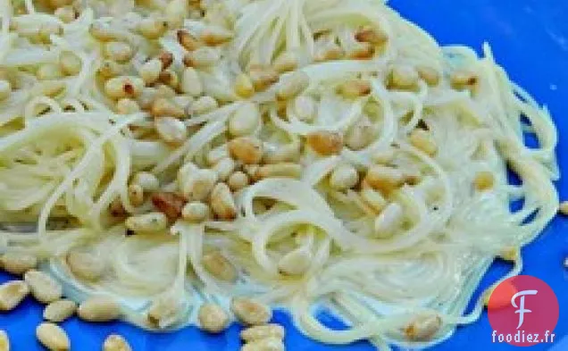 Pâtes aux Cheveux d'Ange avec Pignoli