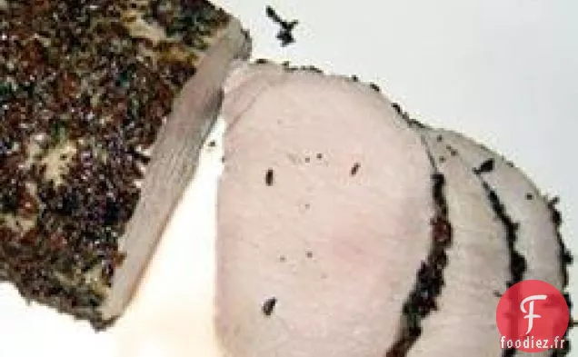 Longe de Porc à la Croûte de Carvi