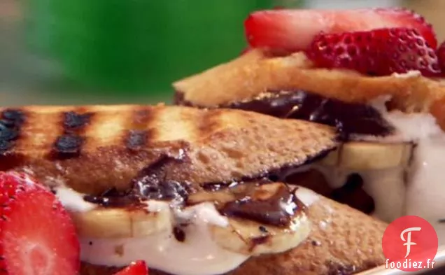 Sandwichs au Dessert au Pain Français Grillé