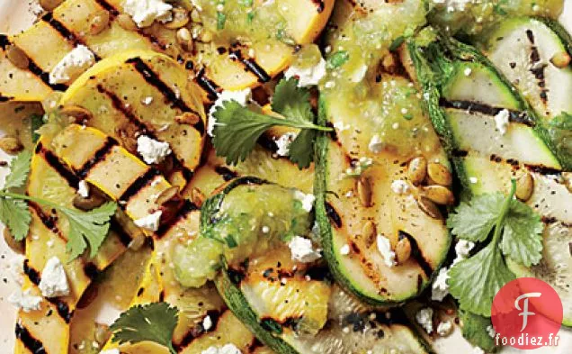 Courge Grillée et Salsa Verde