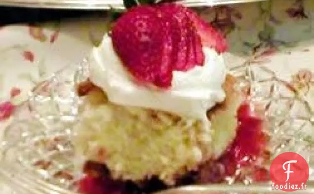 Gâteau Raccourci aux Fraises