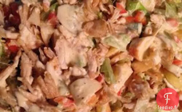 Salade de Poulet au Bacon, Laitue et Tomate