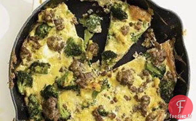 Frittata À La Saucisse Et Au Brocoli