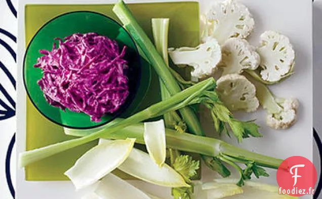 Salade Verte aux Fleurs de Ciboulette