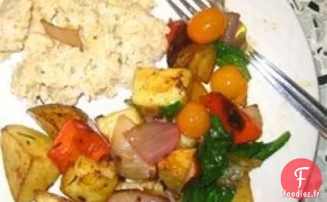 Salade de Légumes Rôtis au Balsamique