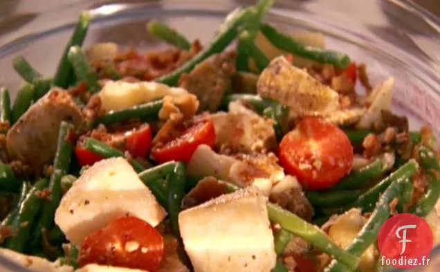 Salade de Pommes de Terre et Haricots Verts avec Vinaigrette Maison à la Bière