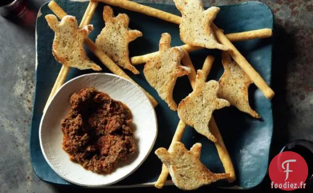 Ghostinis à la Tapenade de Tomates Séchées au Soleil Sanglante