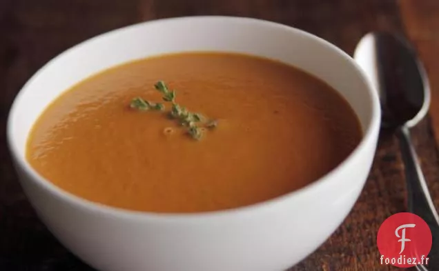 Soupe Carotte-Thym à la Crème