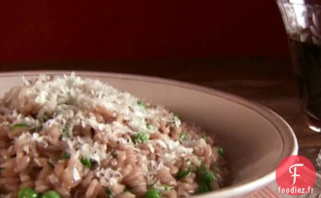 Risotto aux Champignons aux Petits Pois