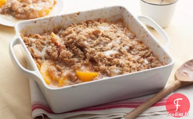 Croustillant de Pêche à la Crème d'Érable