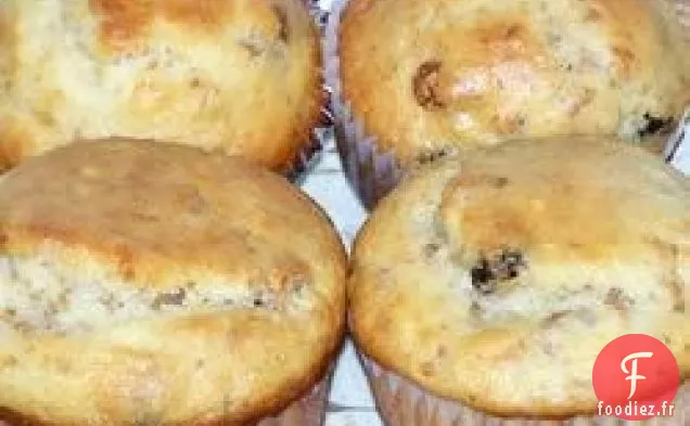 Muffins aux Flocons de Son et aux Raisins secs