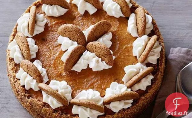 Tarte à la Citrouille au Gingembre et à la Crème au Gingembre