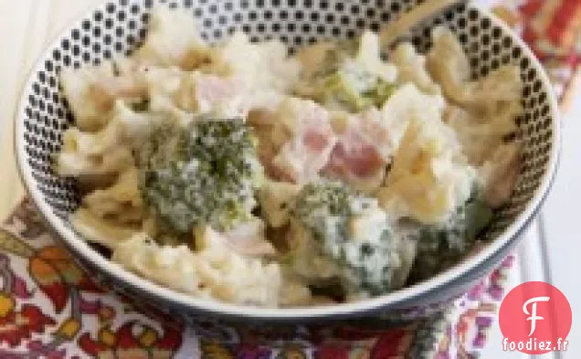 Pâtes Au Four Et Brocoli Au Jambon Et Chou-Fleur Crémeux Au Fromage