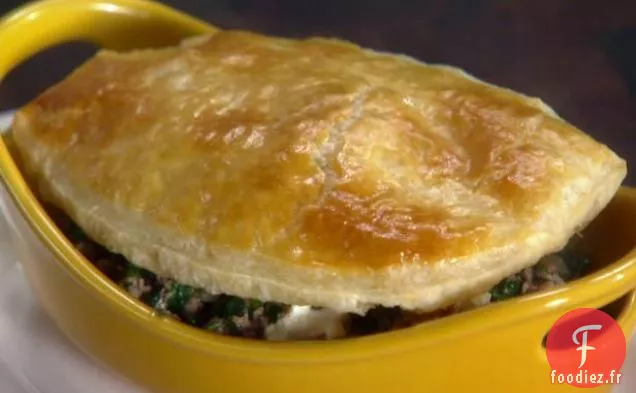 Tartes à la Viande et aux Épinards à la Grecque