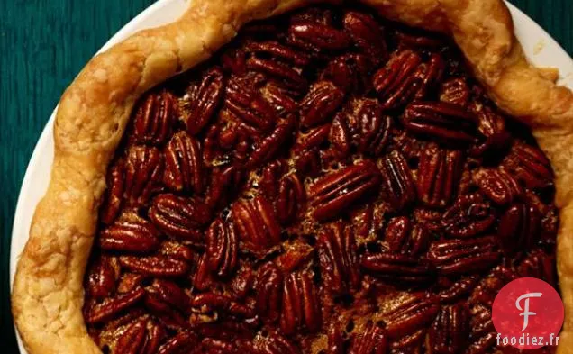Tarte aux Noix de Pécan au Bourbon et à la Mélasse