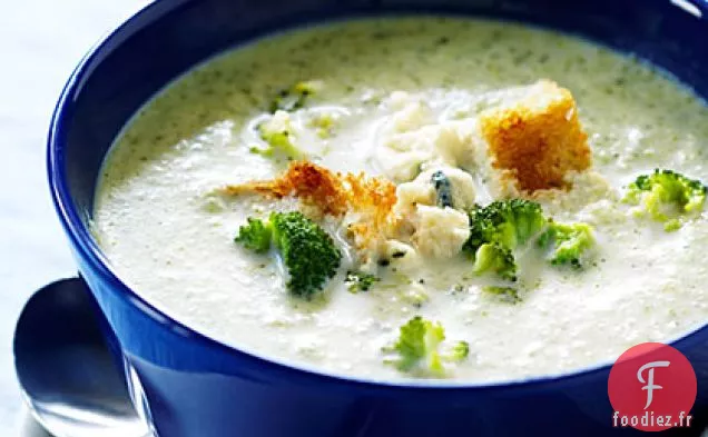 Soupe de Brocoli au Fromage Bleu