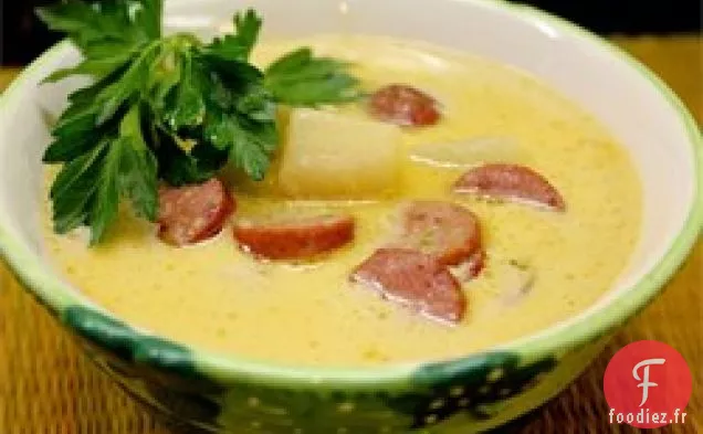 Soupe au Fromage Saucisse et Stout