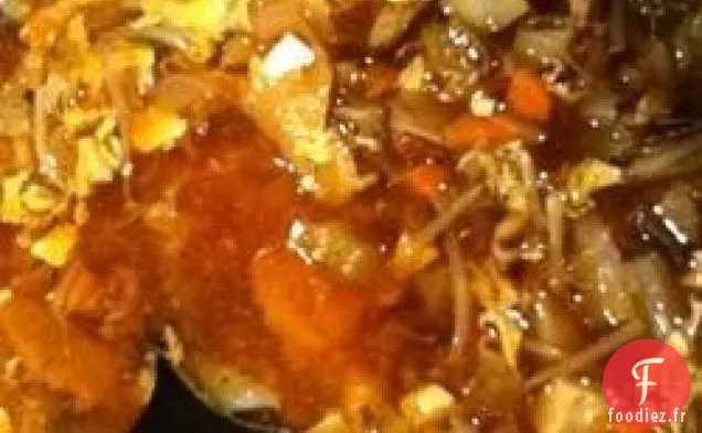 Soupe au Poulet et au Chou Aigre-Chaud