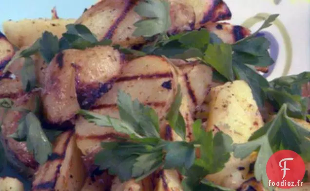 Pommes de terre Yukon Gold grillées avec Vinaigrette Romarin-Citron-Ail