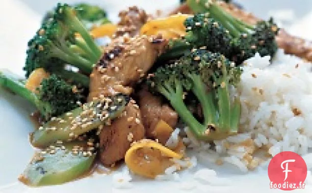 Sauté De Poulet, Brocoli Et Citron