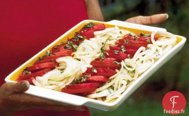 Salade de Tomates et d'Oignons