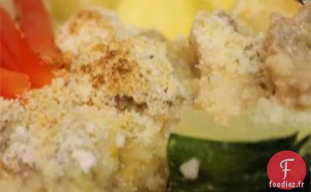 Courgettes Farcies À la Viande Crémeuse